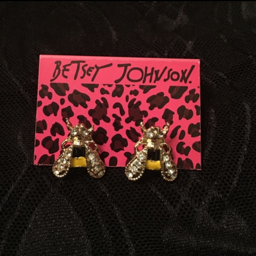 Betsey Johnson Bumble Bee Earrings